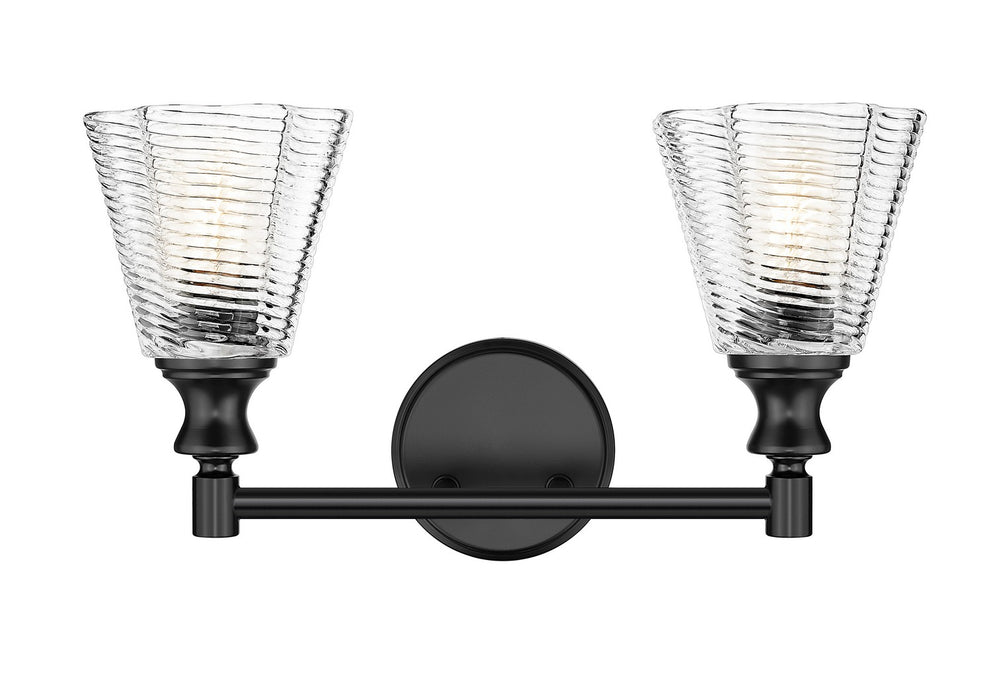 Z-Lite - 7704-2V-MB - Two Light Vanity - Auden - Matte Black