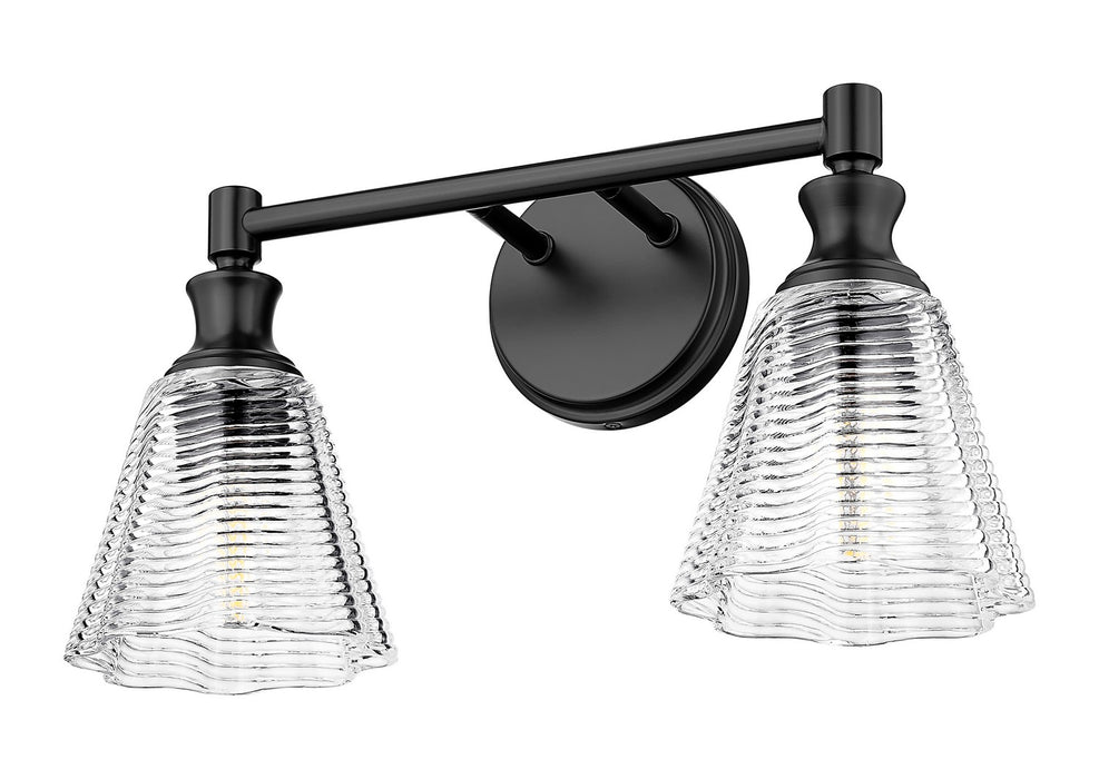 Z-Lite - 7704-2V-MB - Two Light Vanity - Auden - Matte Black