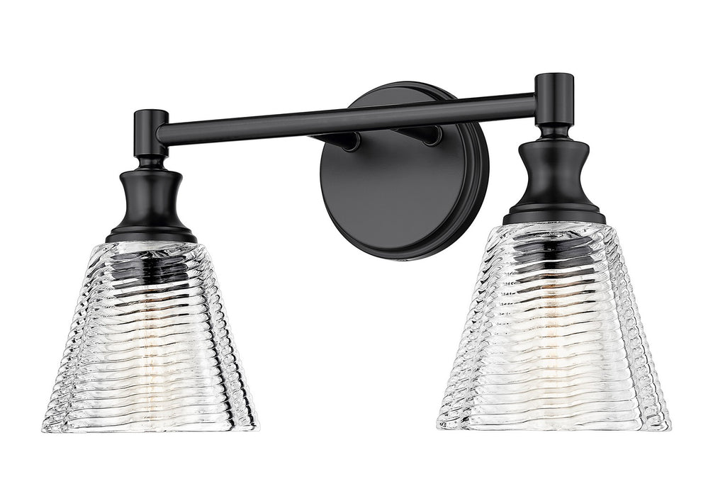 Z-Lite - 7704-2V-MB - Two Light Vanity - Auden - Matte Black