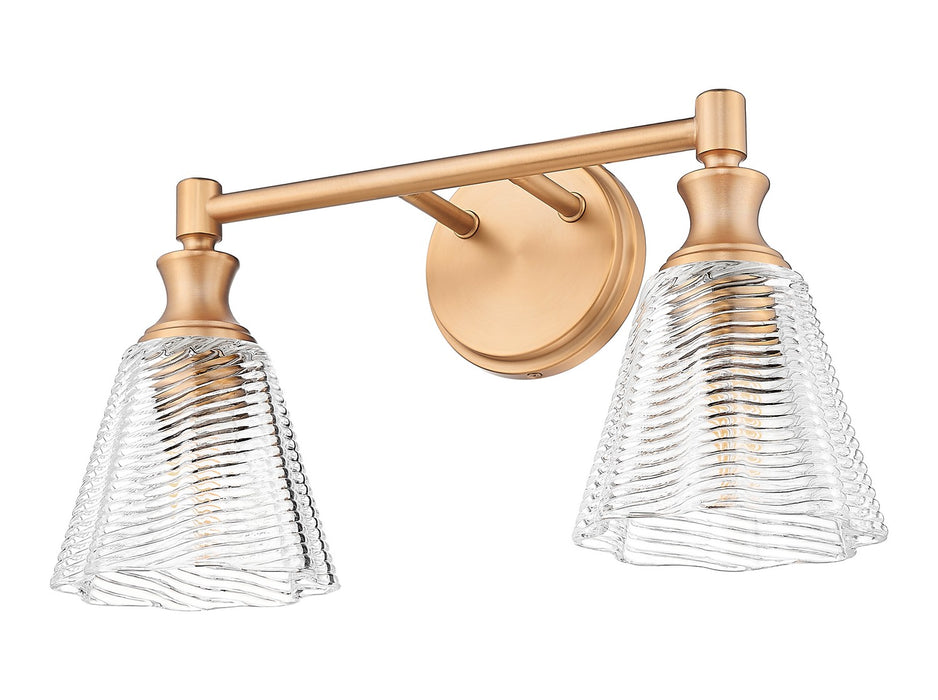 Z-Lite - 7704-2V-MGLD - Two Light Vanity - Auden - Modern Gold
