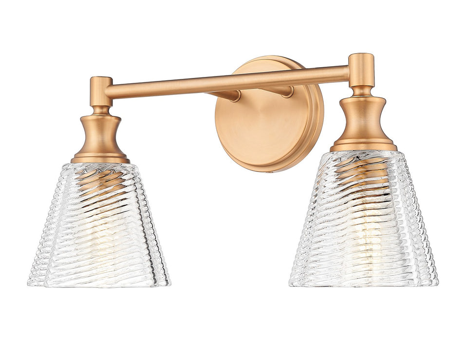 Z-Lite - 7704-2V-MGLD - Two Light Vanity - Auden - Modern Gold