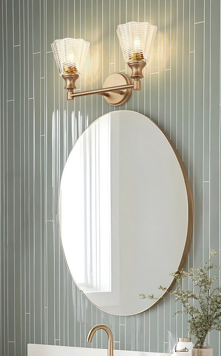 Z-Lite - 7704-2V-MGLD - Two Light Vanity - Auden - Modern Gold