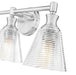 Z-Lite - 7704-3V-BN - Three Light Vanity - Auden - Brushed Nickel