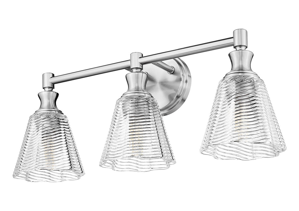 Z-Lite - 7704-3V-BN - Three Light Vanity - Auden - Brushed Nickel
