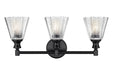 Z-Lite - 7704-3V-MB - Three Light Vanity - Auden - Matte Black