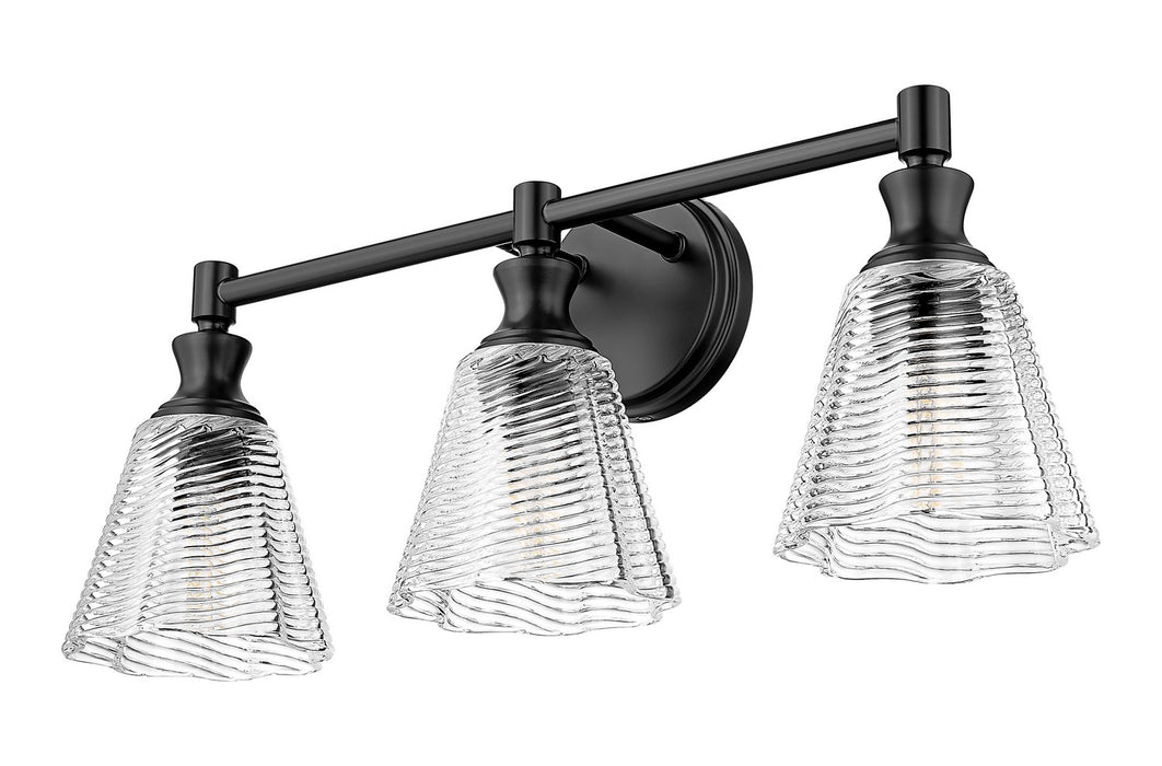 Z-Lite - 7704-3V-MB - Three Light Vanity - Auden - Matte Black