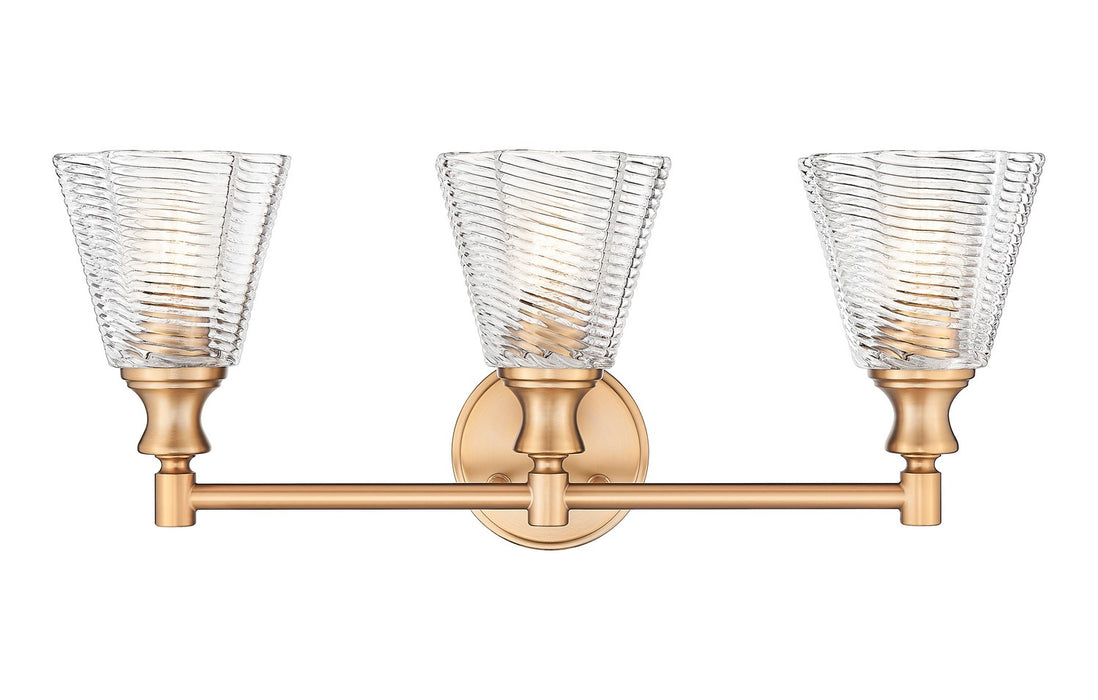 Z-Lite - 7704-3V-MGLD - Three Light Vanity - Auden - Modern Gold