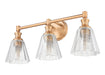 Z-Lite - 7704-3V-MGLD - Three Light Vanity - Auden - Modern Gold