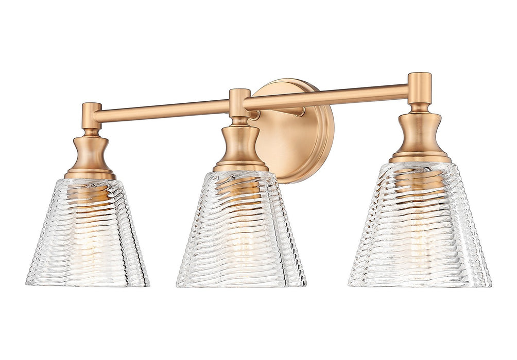 Z-Lite - 7704-3V-MGLD - Three Light Vanity - Auden - Modern Gold