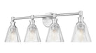 Z-Lite - 7704-4V-BN - Four Light Vanity - Auden - Brushed Nickel