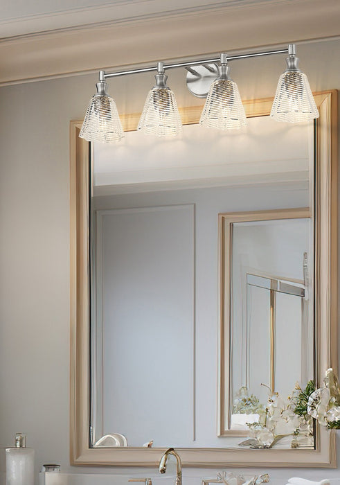 Z-Lite - 7704-4V-BN - Four Light Vanity - Auden - Brushed Nickel