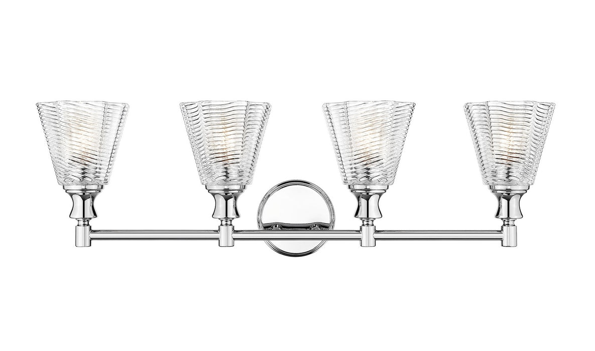 Z-Lite - 7704-4V-CH - Four Light Vanity - Auden - Chrome