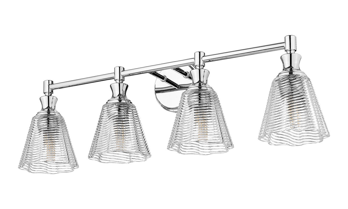 Z-Lite - 7704-4V-CH - Four Light Vanity - Auden - Chrome