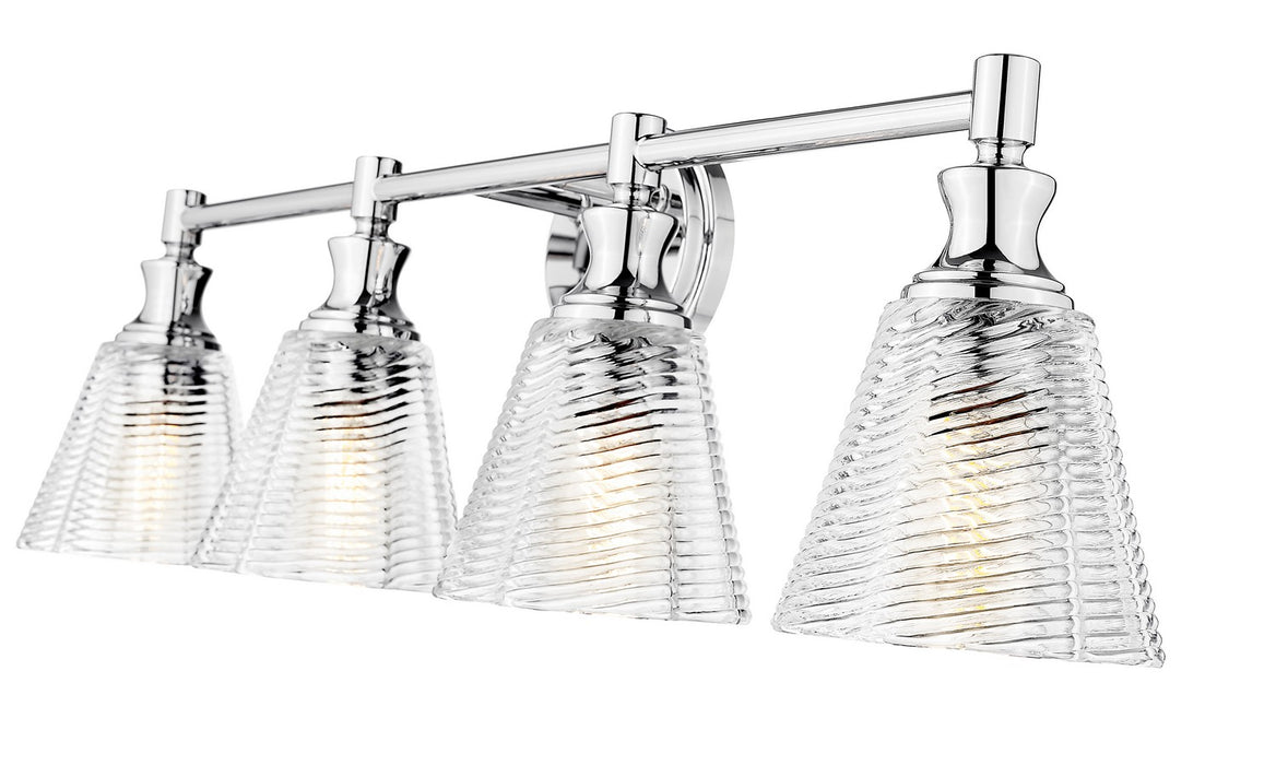 Z-Lite - 7704-4V-CH - Four Light Vanity - Auden - Chrome