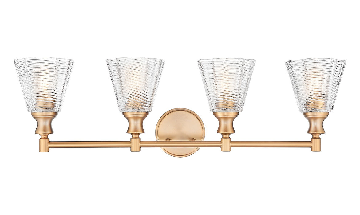Z-Lite - 7704-4V-MGLD - Four Light Vanity - Auden - Modern Gold