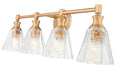 Z-Lite - 7704-4V-MGLD - Four Light Vanity - Auden - Modern Gold