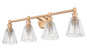 Z-Lite - 7704-4V-MGLD - Four Light Vanity - Auden - Modern Gold