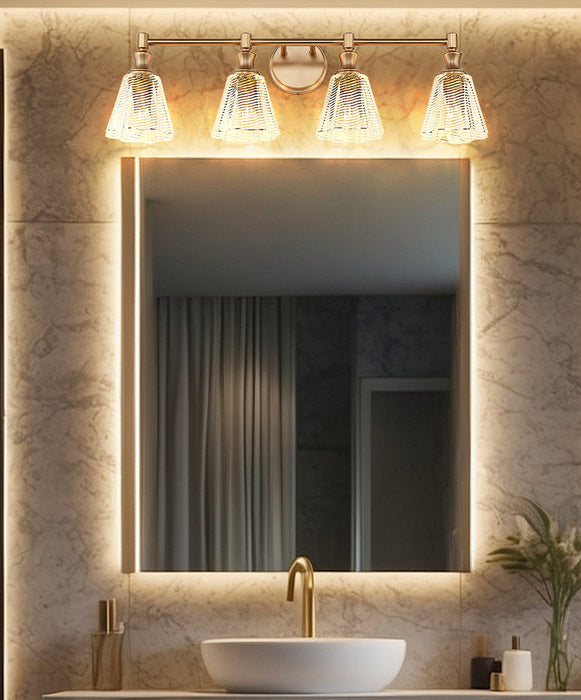 Z-Lite - 7704-4V-MGLD - Four Light Vanity - Auden - Modern Gold