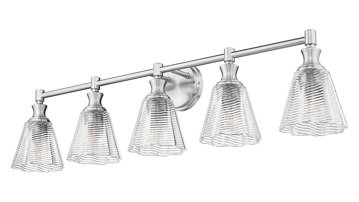 Z-Lite - 7704-5V-BN - Five Light Vanity - Auden - Brushed Nickel