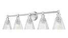 Z-Lite - 7704-5V-BN - Five Light Vanity - Auden - Brushed Nickel