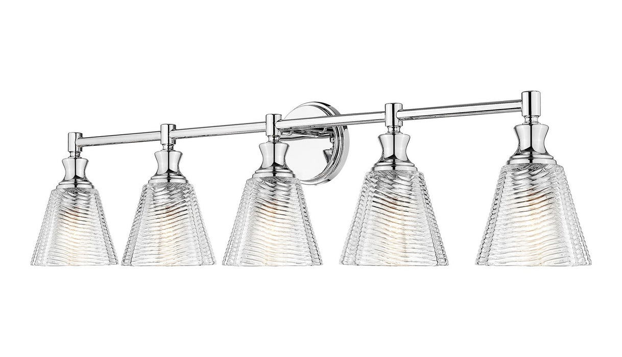 Z-Lite - 7704-5V-CH - Five Light Vanity - Auden - Chrome