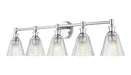 Z-Lite - 7704-5V-CH - Five Light Vanity - Auden - Chrome