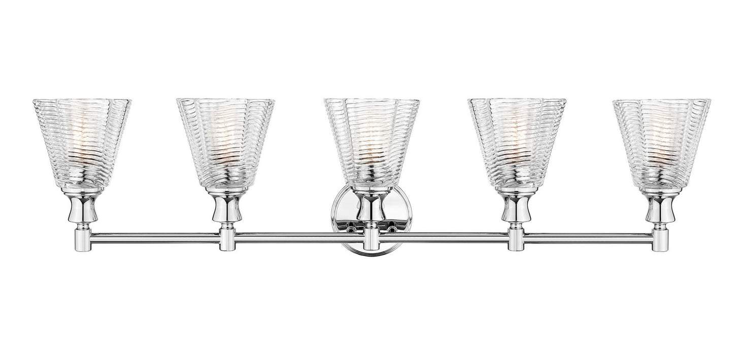 Z-Lite - 7704-5V-CH - Five Light Vanity - Auden - Chrome