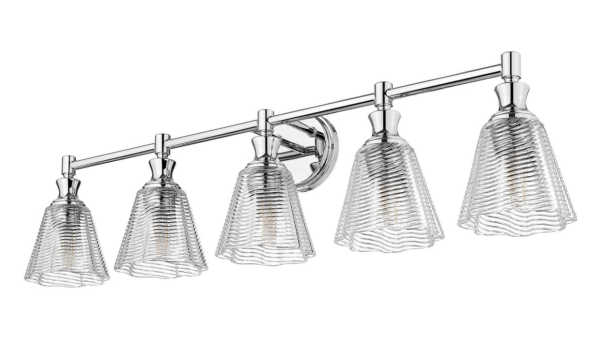 Z-Lite - 7704-5V-CH - Five Light Vanity - Auden - Chrome