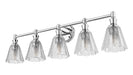 Z-Lite - 7704-5V-CH - Five Light Vanity - Auden - Chrome