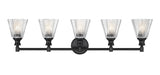 Z-Lite - 7704-5V-MB - Five Light Vanity - Auden - Matte Black