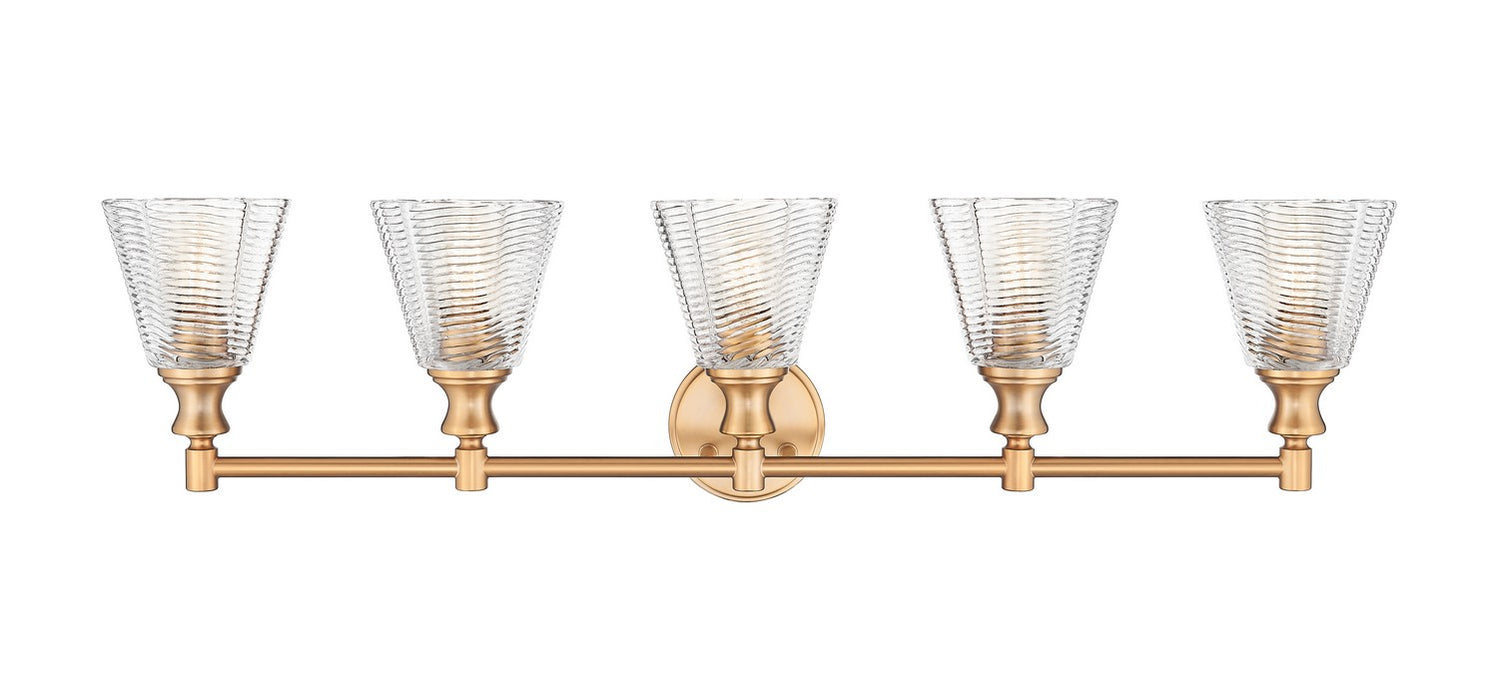 Z-Lite - 7704-5V-MGLD - Five Light Vanity - Auden - Modern Gold
