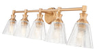 Z-Lite - 7704-5V-MGLD - Five Light Vanity - Auden - Modern Gold