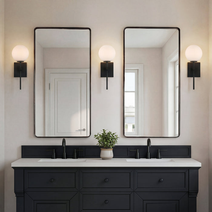 Millennium - 215101-MB - One Light Wall Sconce - Coretta - Matte Black