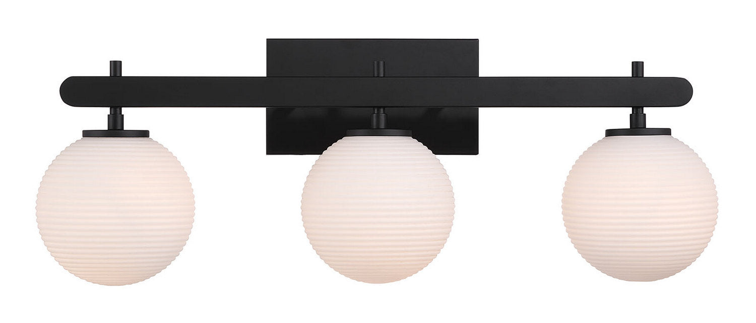 Millennium - 215103-MB - Three Light Vanity - Coretta - Matte Black