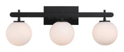 Millennium - 215103-MB - Three Light Vanity - Coretta - Matte Black