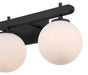 Millennium - 215103-MB - Three Light Vanity - Coretta - Matte Black