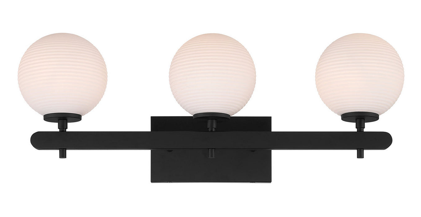 Millennium - 215103-MB - Three Light Vanity - Coretta - Matte Black