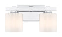 Millennium - 23102-CH - Two Light Vanity - Abelson - Chrome