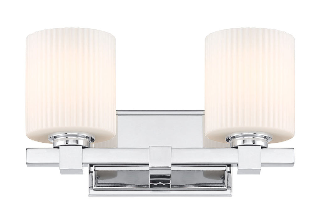 Millennium - 23102-CH - Two Light Vanity - Abelson - Chrome