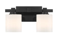 Millennium - 23102-MB - Two Light Vanity - Abelson - Matte Black