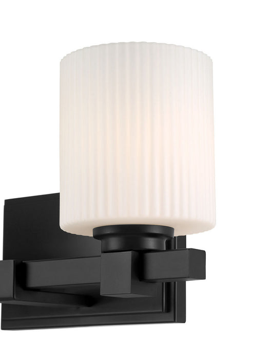 Millennium - 23102-MB - Two Light Vanity - Abelson - Matte Black