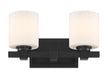 Millennium - 23102-MB - Two Light Vanity - Abelson - Matte Black