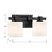 Millennium - 23102-MB - Two Light Vanity - Abelson - Matte Black