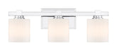 Millennium - 23103-CH - Three Light Vanity - Abelson - Chrome