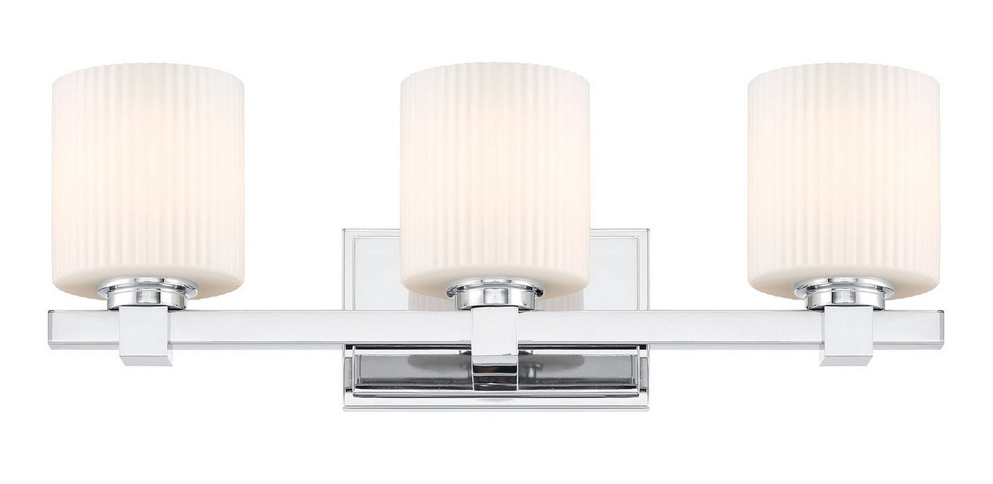 Millennium - 23103-CH - Three Light Vanity - Abelson - Chrome