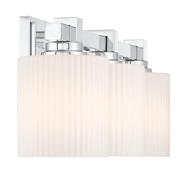 Millennium - 23103-CH - Three Light Vanity - Abelson - Chrome