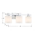 Millennium - 23103-CH - Three Light Vanity - Abelson - Chrome