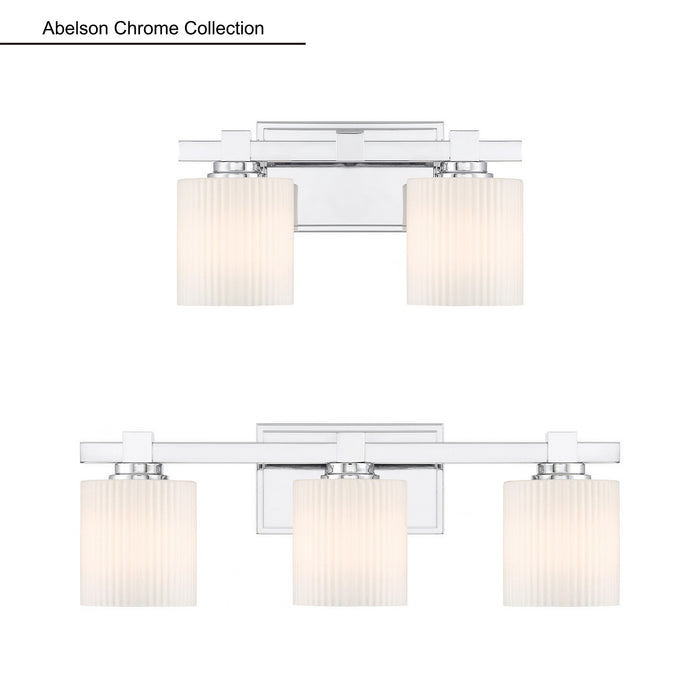 Millennium - 23103-CH - Three Light Vanity - Abelson - Chrome