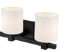Millennium - 23103-MB - Three Light Vanity - Abelson - Matte Black