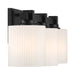 Millennium - 23103-MB - Three Light Vanity - Abelson - Matte Black